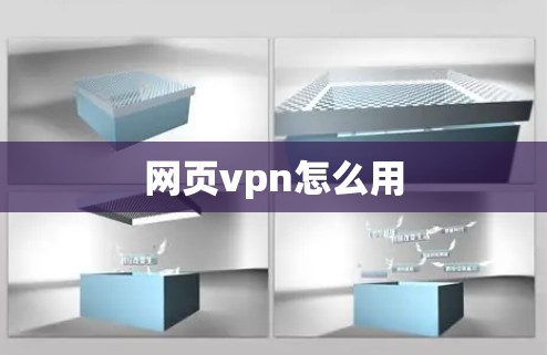 网页vpn怎么用