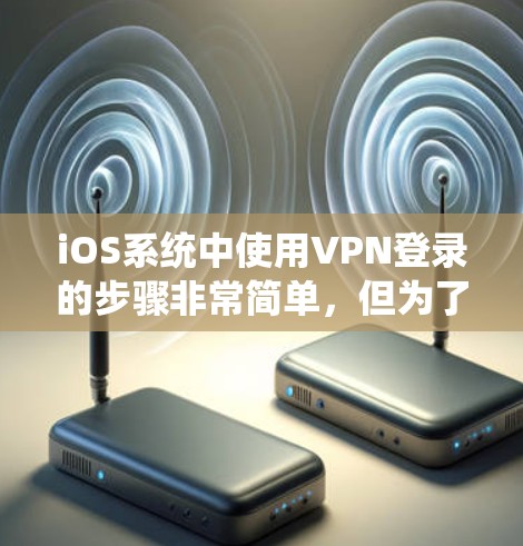 iOS系统中使用VPN登录的步骤非常简单，但为了确保安全，最好按照以下步骤操作