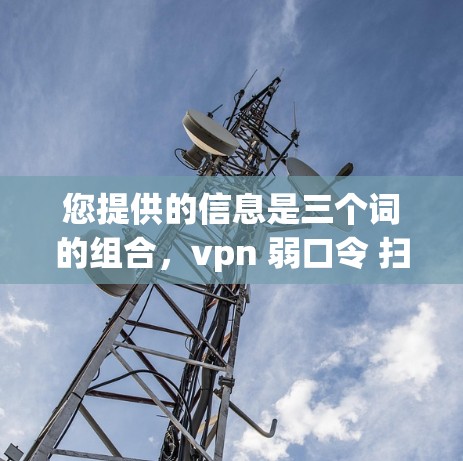 您提供的信息是三个词的组合，vpn 弱口令 扫描。以下是对这些词的初步分析和解释