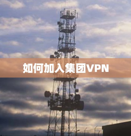 如何加入集团VPN