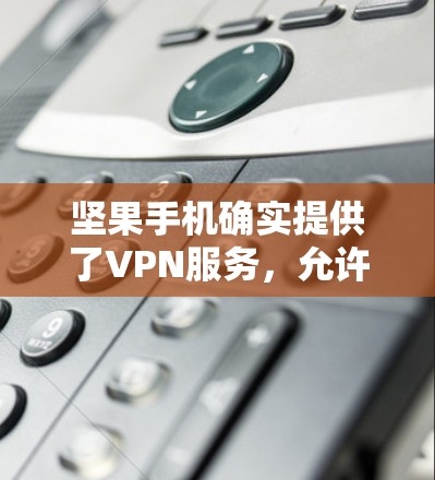 坚果手机确实提供了VPN服务，允许用户通过手机连接到第三方VPN。以下是使用坚果手机VPN的基本步骤