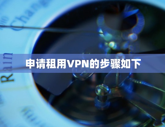 申请租用VPN的步骤如下