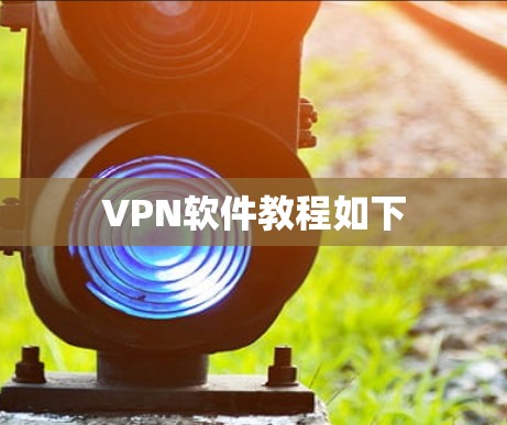 VPN软件教程如下