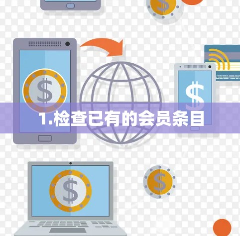 1.检查已有的会员条目