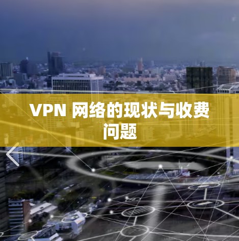 VPN 网络的现状与收费问题