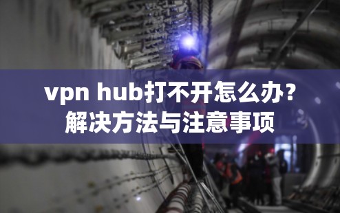 vpn hub打不开怎么办？解决方法与注意事项