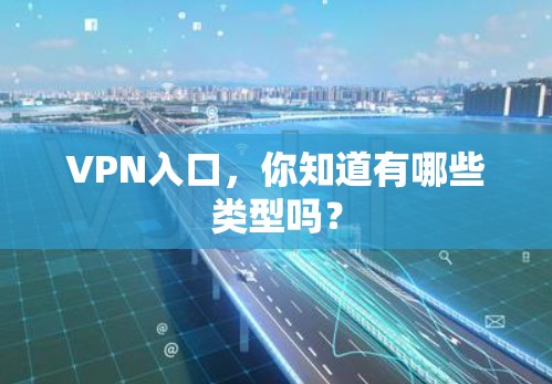 VPN入口，你知道有哪些类型吗？