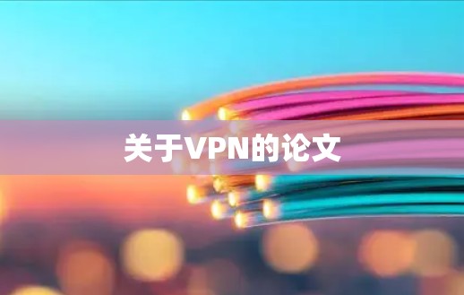 关于VPN的论文