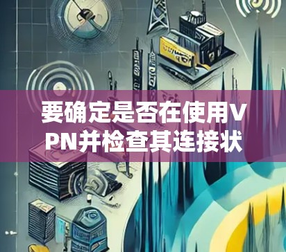 要确定是否在使用VPN并检查其连接状态,可以按照以下步骤操作