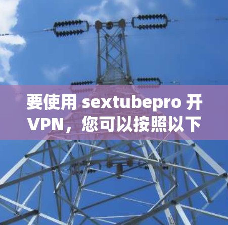 要使用 sextubepro 开VPN,您可以按照以下步骤操作
