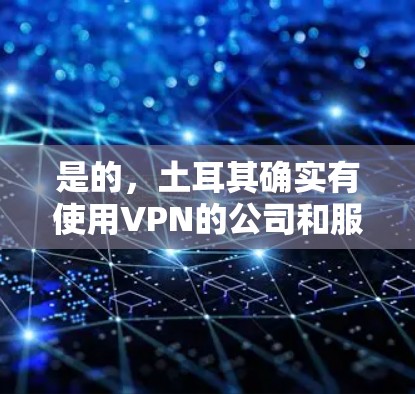 是的，土耳其确实有使用VPN的公司和服务。土耳其在互联网服务提供商方面拥有多个企业，这些公司通常提供VPN服务，以便用户在土耳其境内进行VPN访问，访问其他国家的网站或应用