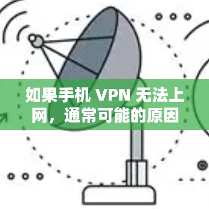 如果手机 VPN 无法上网，通常可能的原因包括