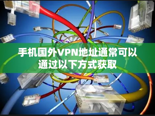 手机国外VPN地址通常可以通过以下方式获取