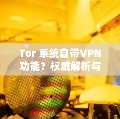 Tor 系统自带VPN功能？权威解析与使用指南