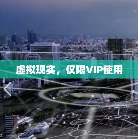 虚拟现实，仅限VIP使用