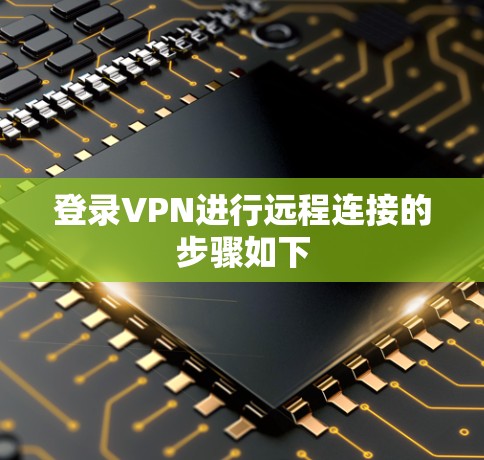 登录VPN进行远程连接的步骤如下