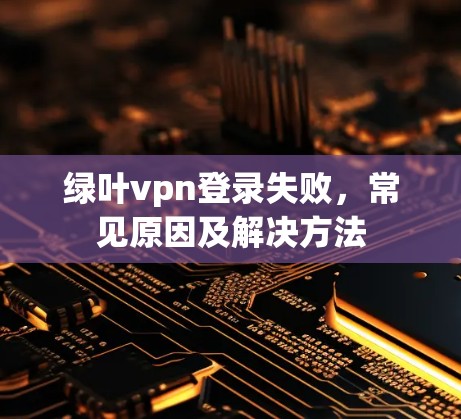 绿叶vpn登录失败，常见原因及解决方法
