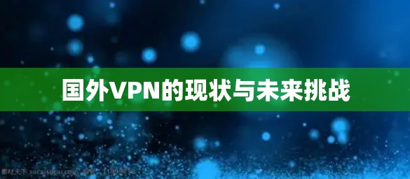 国外VPN的现状与未来挑战