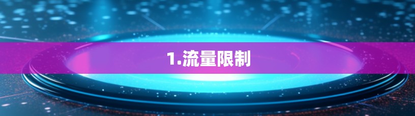 1.流量限制