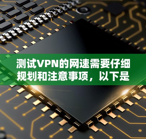 测试VPN的网速需要仔细规划和注意事项，以下是一步到位的方法