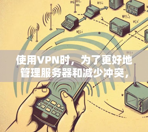 使用VPN时，为了更好地管理服务器和减少冲突，可以采取以下步骤