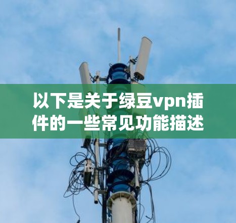 以下是关于绿豆vpn插件的一些常见功能描述，帮助您更好地理解其使用场景和功能