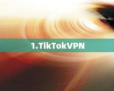 1.TikTokVPN