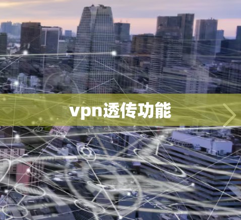 vpn透传功能