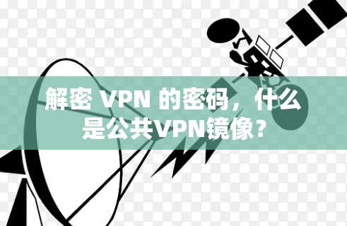 解密 VPN 的密码，什么是公共VPN镜像？