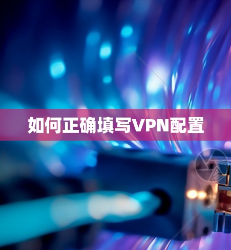 如何正确填写VPN配置