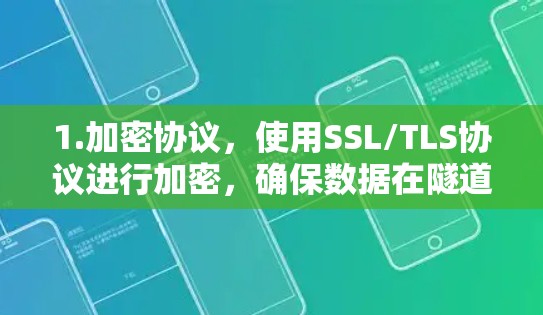 1.加密协议，使用SSL/TLS协议进行加密，确保数据在隧道中的传输安全