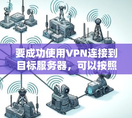 要成功使用VPN连接到目标服务器，可以按照以下步骤操作