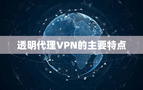 透明代理VPN的主要特点