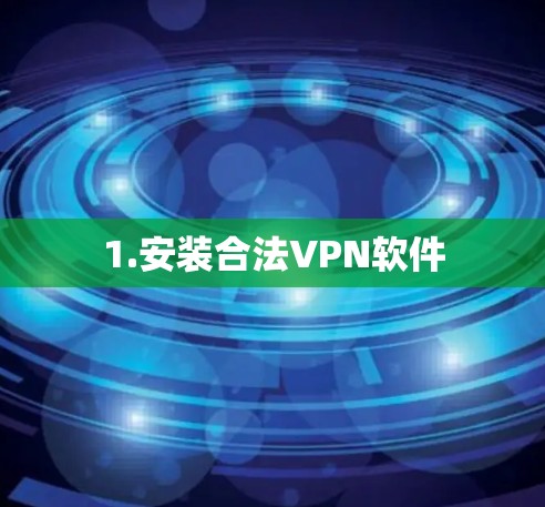 1.安装合法VPN软件