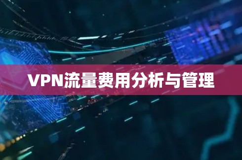 VPN流量费用分析与管理
