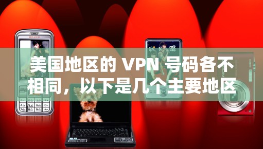 美国地区的 VPN 号码各不相同，以下是几个主要地区的配置
