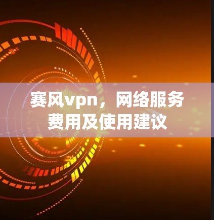 赛风vpn，网络服务费用及使用建议