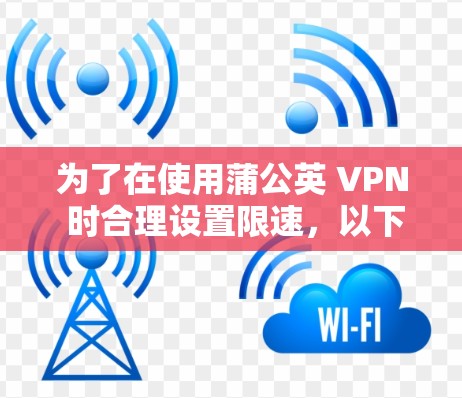 为了在使用蒲公英 VPN 时合理设置限速，以下是一些具体的步骤和建议