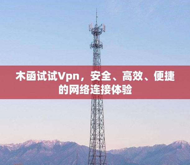 木函试试Vpn，安全、高效、便捷的网络连接体验