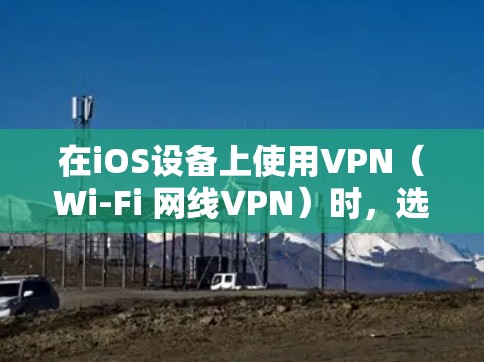 在iOS设备上使用VPN（Wi-Fi 网线VPN）时，选择合适的VPN软件非常重要，以确保安全性。以下是几个常见的iOSVPN软件推荐，它们在安全性和兼容性上表现良好