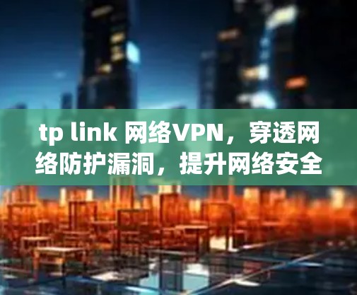 tp link 网络VPN，穿透网络防护漏洞，提升网络安全性能