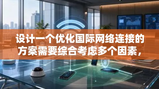 设计一个优化国际网络连接的方案需要综合考虑多个因素，确保在成本和性能之间找到平衡。以下是一个逐步的方案设计框架