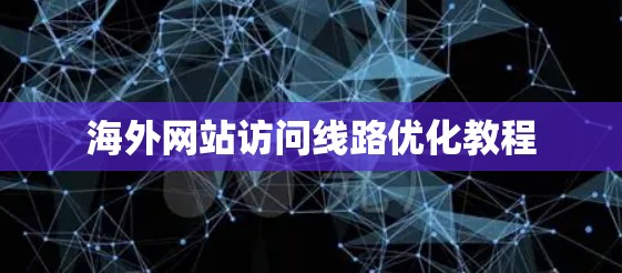 海外网站访问线路优化教程