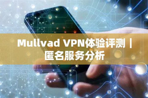 Mullvad VPN体验评测｜匿名服务分析