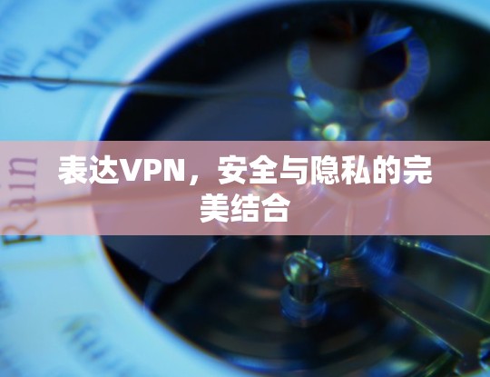 表达VPN，安全与隐私的完美结合