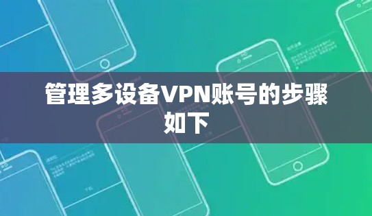 管理多设备VPN账号的步骤如下