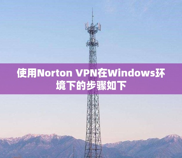 使用Norton VPN在Windows环境下的步骤如下