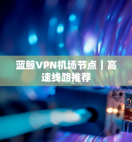 蓝鲸VPN机场节点|高速线路推荐