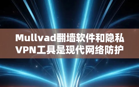 Mullvad<strong>翻墙软件</strong>和隐私VPN工具是现代网络防护和数据安全的重要组成部分。以下是它们的基本介绍和相互作用