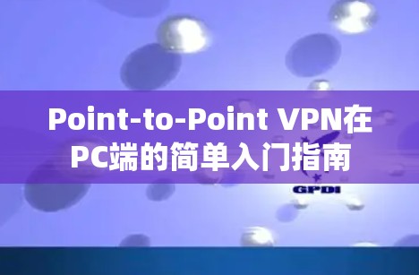 Point-to-Point VPN在PC端的简单入门指南